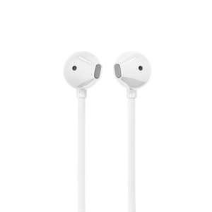 JBL Tune 305C USB - White - Wired Hi-Res Earbud Headphones - Left